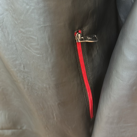 F COLLECTION Men Leather Jacket.  New with Tag - Picture 4 of 12